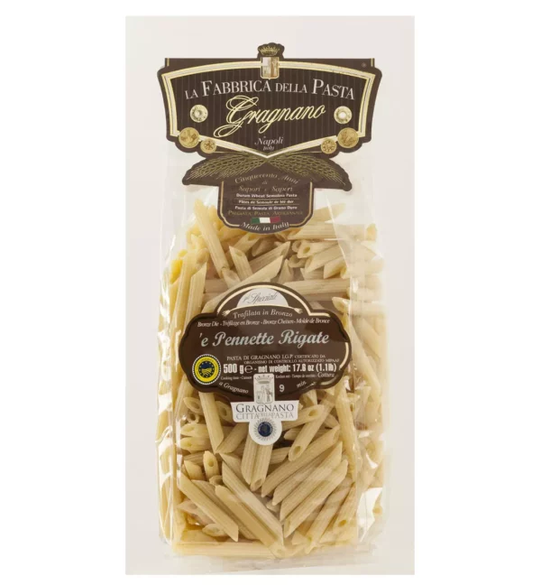 Pasta di Gragnano I.G.P. ‘E Pennette rigate “La Fabbrica della Pasta” - 500 gr