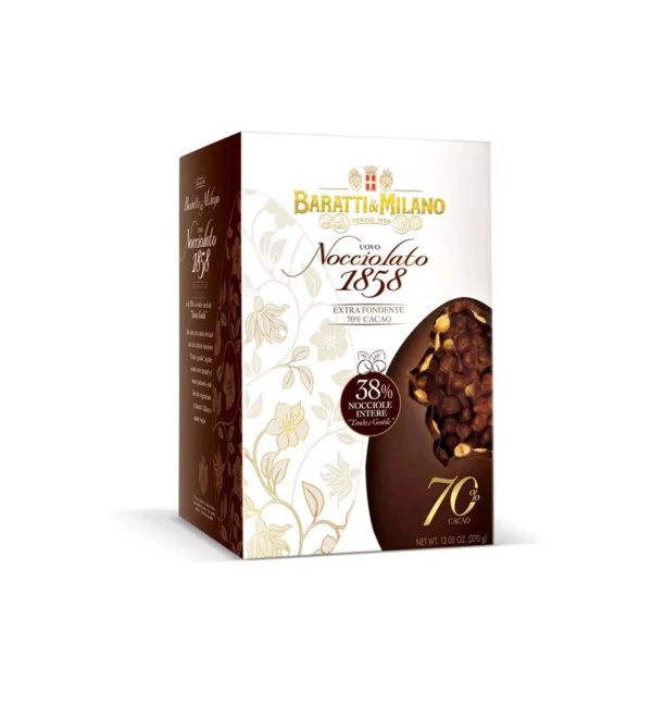 Uovo Nocciolato 1858 Fondente 70% Cacao 370g