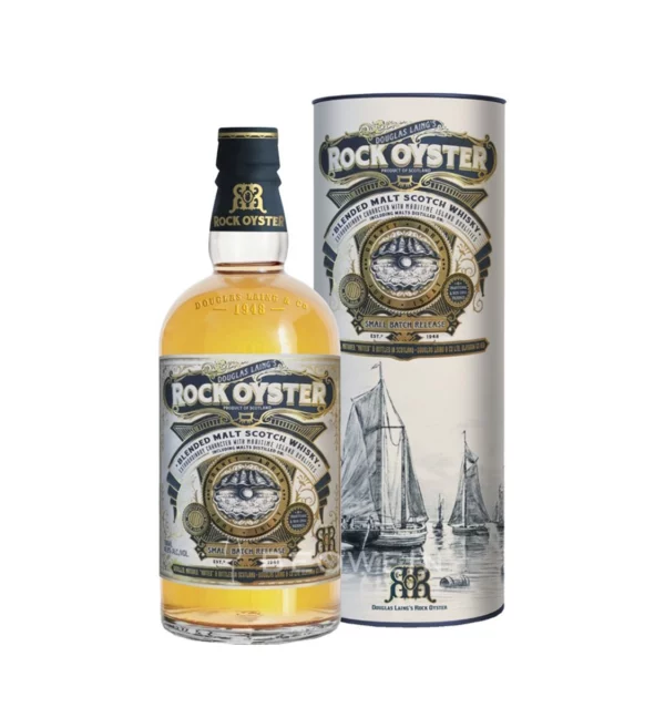 WHISKY ROCK OYSTER DOUGLAS LAING'S 70CL IN ASTUCCIO